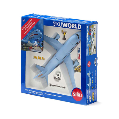 Siku 5402 Die-Cast Vehicle Commercial Aircraft with Accessories