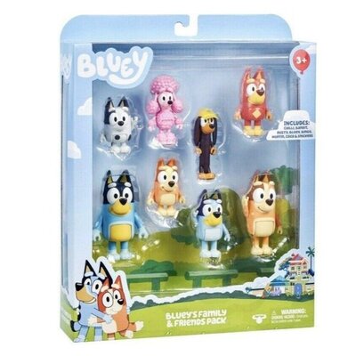 Bluey Bluey's Family & Friends 8 Figure Multi Pack