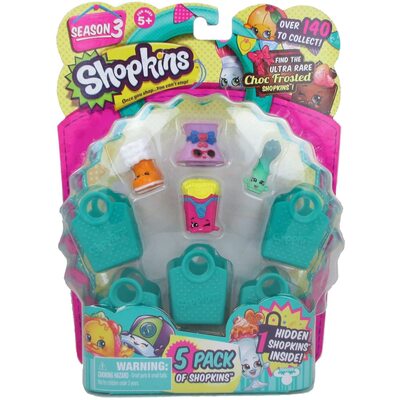 Shopkins (Season 3) 5 Pack Assorted Pack