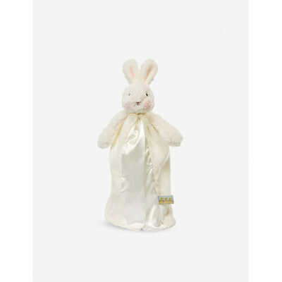 Bunnies By The Bay Bun Bun Bye Bye Buddy Blanket Comforter Bunny White