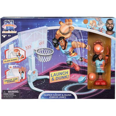Space Jam New Legacy Super Shoot & Dunk Playset with Lebron Figure