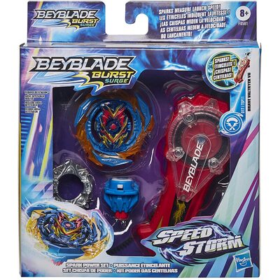 Beyblade Burst Surge Speedstorm Spark Power Set Brave Valtryek V6