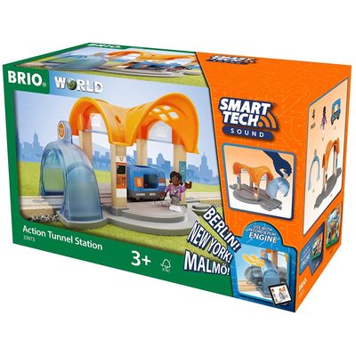 Brio World Smart Tech Sound Action Tunnel Station Set 4pc 33973