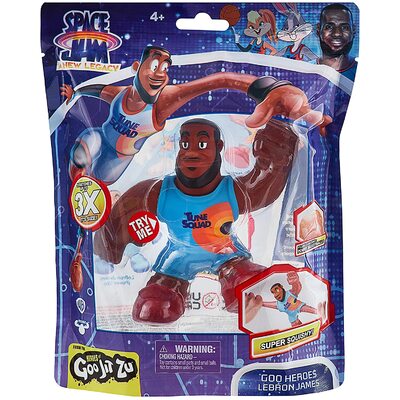 Space Jam Heroes of Goo Jit Zu New Legacy Stretchy Lebron