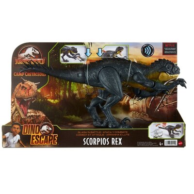 Jurassic World Camp Cretaceous Slash ?N Battle Dino Escape Scorpios Rex 