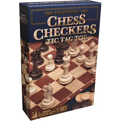 Traditions Chess Checkers Tic Tac Toe