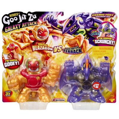Heroes of Goo Jit Zu Galaxy Attack Versus Pack Blazagon Vs Terrack