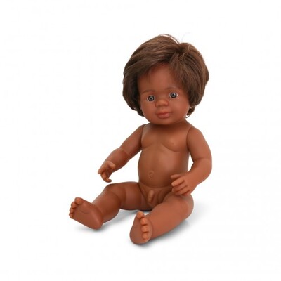 Miniland Educational Baby Doll Aboriginal Boy 38cm (Undressed)