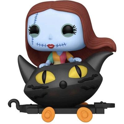 Funko POP Trains Nightmare Before Christmas Sally In Cat Cart #08 (damaged Box)
