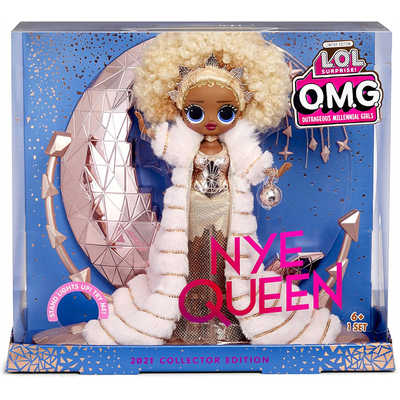 LOL Surprise OMG  Limited Edition NYE Queen 2021 Collector Edition Doll Light up