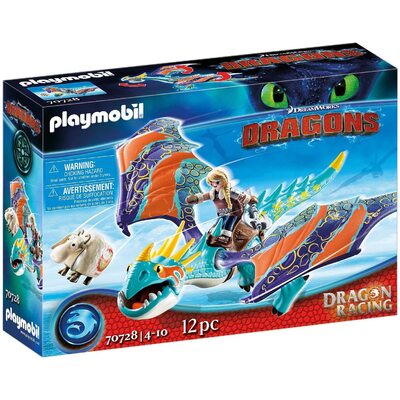 Playmobil How to Train your Dragon Racing Astrid and Stormfly 12pc Playset 70728