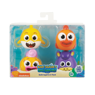 Baby Shark's Big Show! Bath Squirt Toys 4-Pack