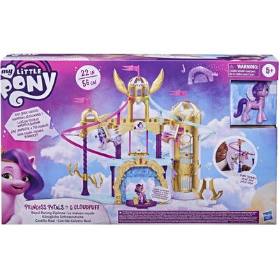My Little Pony A New Generation Movie Royal Racing Zipline Princess Petals & Cloudpuff Playset