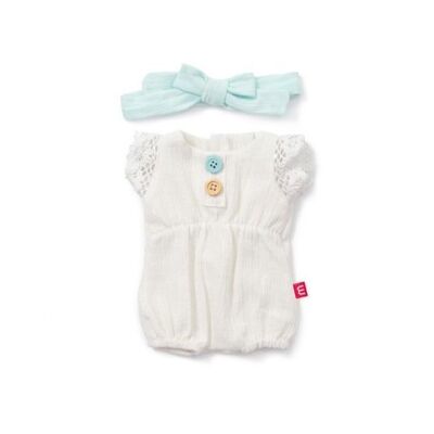 Miniland 38-42cm Doll Clothes Sea Romper and Hairband Set