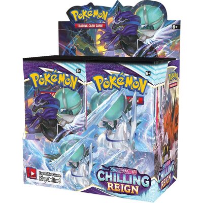 Pokemon TCG: Sword & Shield-Chilling Reign Booster Display Box (36 Packs) (820650818462)