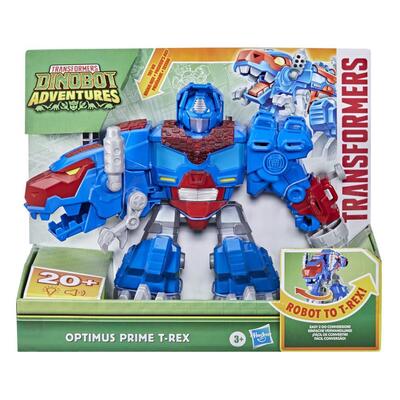 Transformers Dinobot Adventures Optimus Prime T-Rex with Lights and Sounds Action Figure