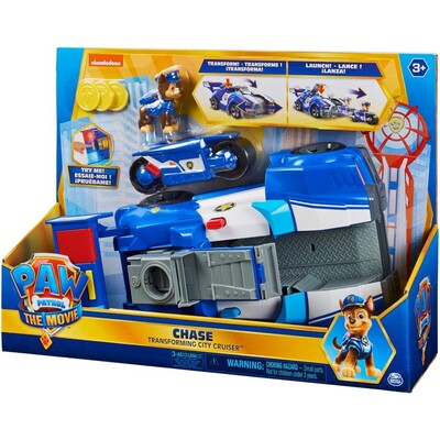 Paw Patrol Movie Chase's Transforming City Cruiser Vehicle
