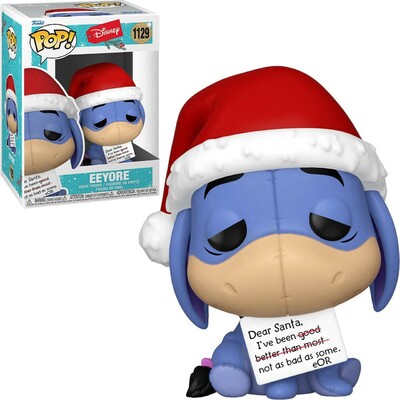 Funko Pop Disney Winnie The Pooh Eeyore Holiday #1129 Vinyl Figure