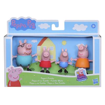 Peppa Pig Adventures Peppa's Family Figure 4-Pack