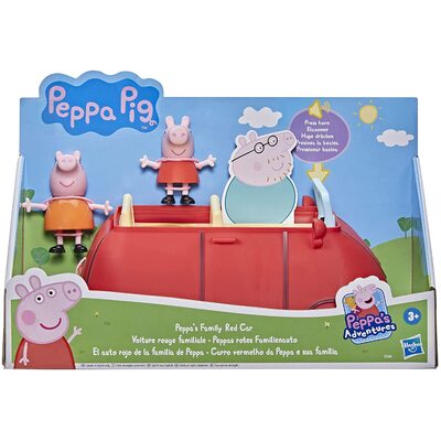 Peppa Pig Adventures Peppa?s Family Red Car Playset