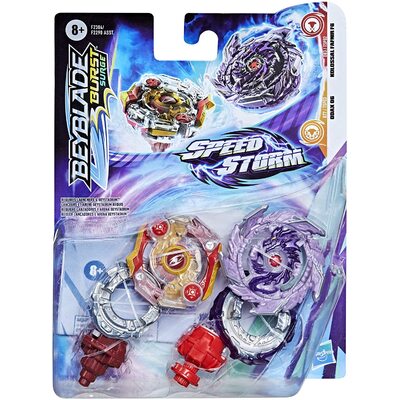 Beyblade Burst Surge Speedstorm Kolossal Fafnir F6 and Odax O6 Spinning Top Dual Pack