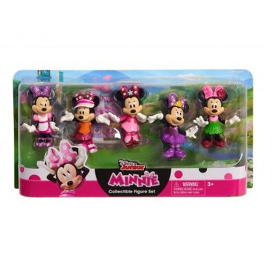 Disney Junior Minnie Mouse 5 Pack Collectible Figure Set