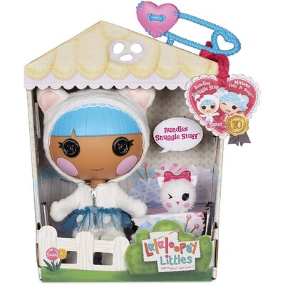 Lalaloopsy Littles Doll Bundles Snuggle Stuff with Pet Yarn Ball Bear, 7" Winter doll