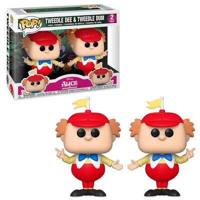 Funko Pop Disney Alice in Wonderland Tweedle Dee & Tweedle Dum Anniversary 2 pack Vinyl Figure