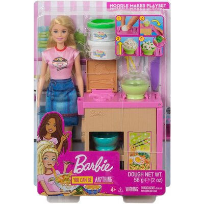 Barbie Noodle Bar Playset with Blonde Doll GHK43