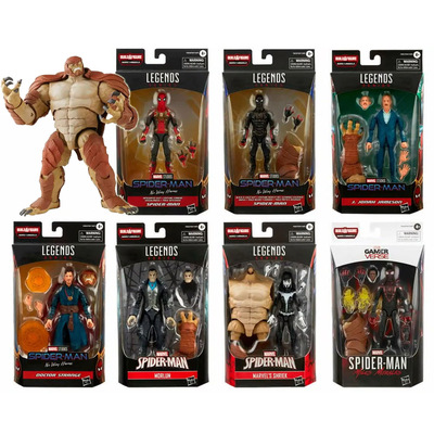 Build A Figure Spider Man No Way Home Marvel Legends Armadillo Series Set of 7 Action Figures