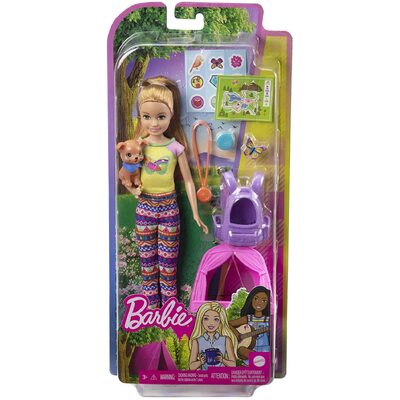 Barbie Stacie Doll & Pet Camping HDF70