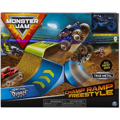 Monster Jam 1:64 Champ Ramp Freestyle Son-uva Digger Playset