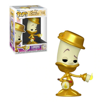 Funko POP Disney Beauty & The Beast Lumiere 30th Anniv #1136 Vinyl Figure (Damaged box)