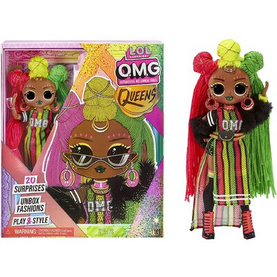 LOL Surprise OMG Queens Sways fashion doll with 20 Surprises