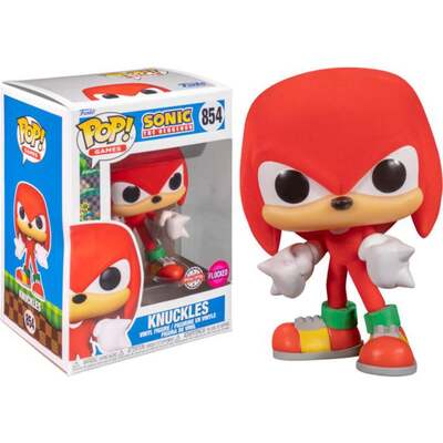 Funko Pop Sonic The Hedgehog Knuckles Flocked #854 Vinyl Figure