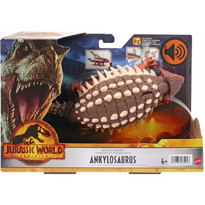 Jurassic World Dominion Roar Strikers Ankylosaurus (no battery)