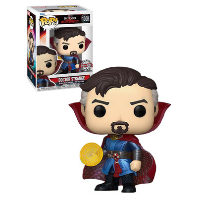 Funko POP Marvel In The Multiverse of Madness Doctor Strange Metallic #1000 Vinyl Figure