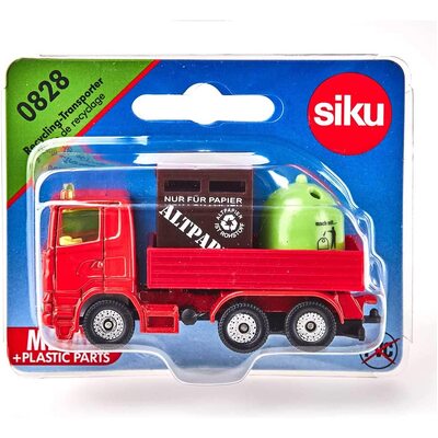 Siku 0828 Die-Cast Vehicle Recycling Transporter Vehicle