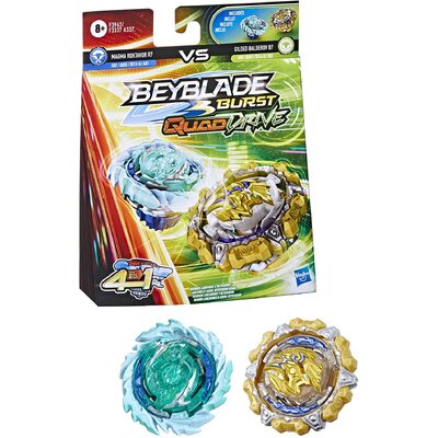 Beyblade Burst QuadDrive Dual Pack (Magma Roktavor/ Gilded Balderov)