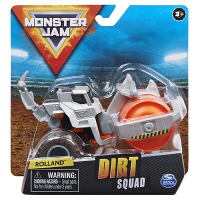 Monster Jam 1:64 Die-Cast Vehicle Dirt Squad Rolland Steamroller Monster Truck