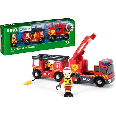 Brio World Emergency Fire Engine 3pcs 33811