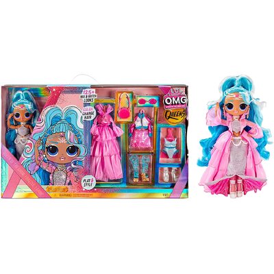 LOL Surprise OMG Queens Splash Beauty Fashion Doll with 125+ Mix & Match Fashion  