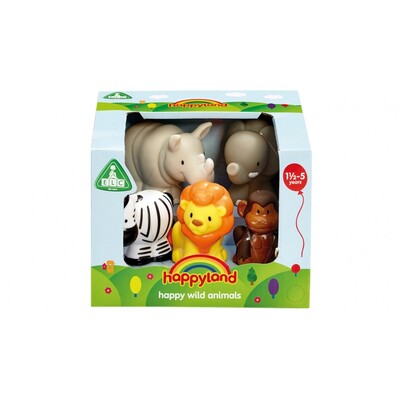 Early Learning Centre Happyland Happy Wild Animals Figures