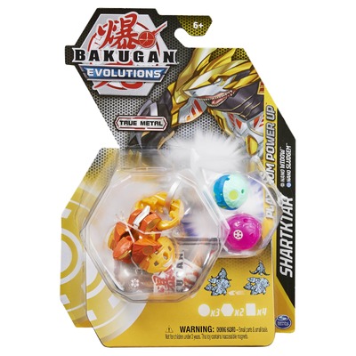 Bakugan Evolutions Sharktar Platinum Power Up (Series 4)