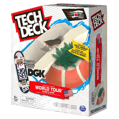 Tech Deck Street Spots Build a Park World Tour - Paine's Park with DGK Board