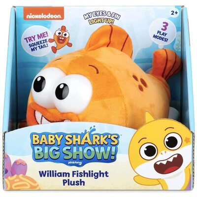 Baby Shark's Big Show William Fishlight Plush Toy