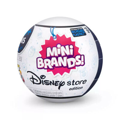 5 Surprise Mini Brands Disney Store Series 1 Mystery Capsule Collectible