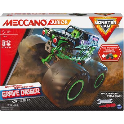 Meccano Junior Monster Jam Grave Digger Truck