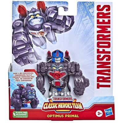 Transformers Classic Heroes Team Optimus Primal Converting Toy 4.5-Inch Figure