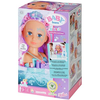 BABY born Sister Styling Mermaid Head